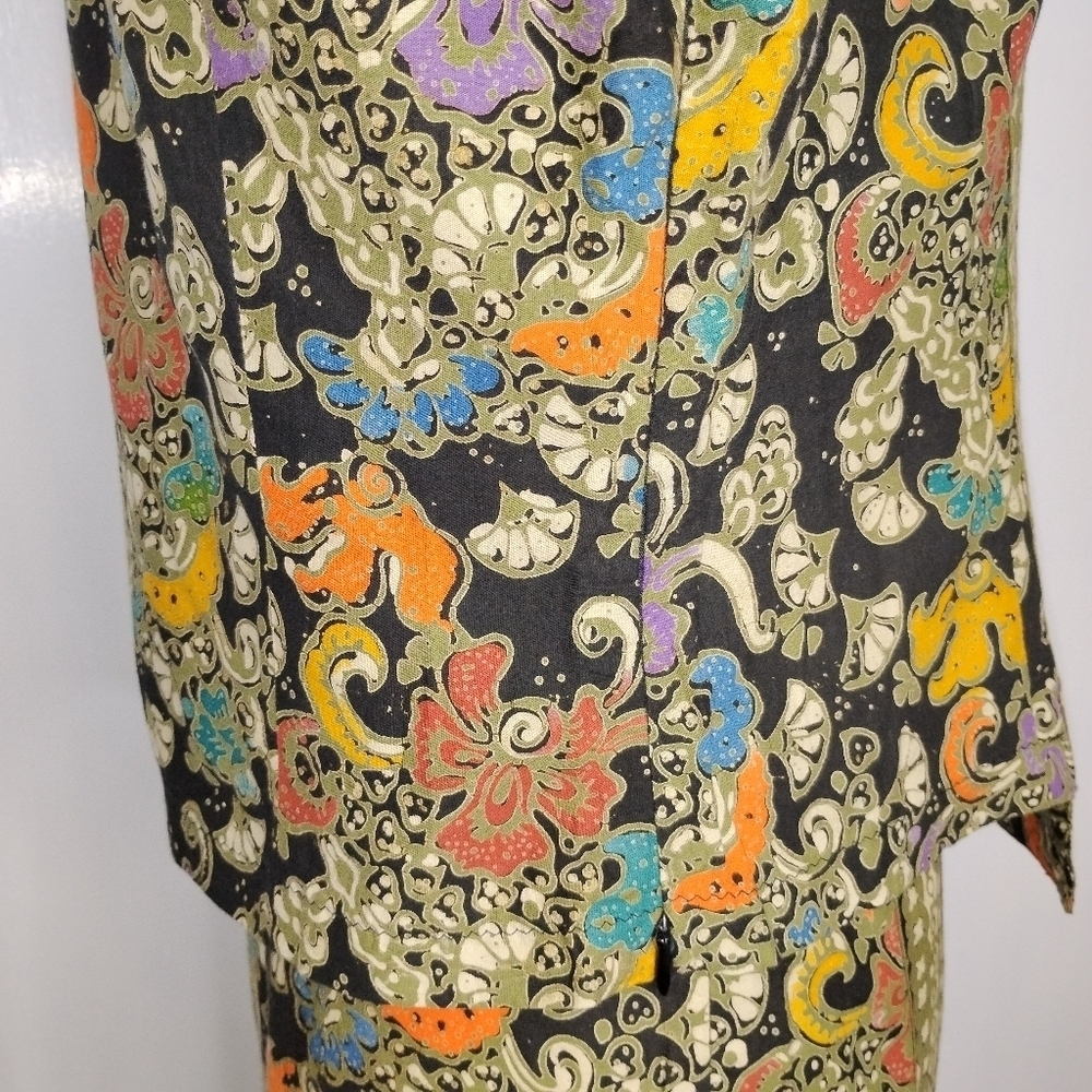 BATIK COTTON MAXI SKIRT AND BLOUSE NWOT - Picture 14 of 14